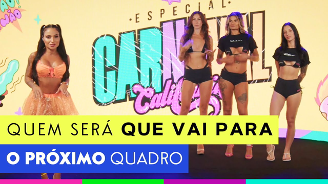 "Quem será que vai para o próximo quadro?"😏