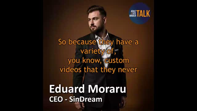 Adult Site Broker Talk Episode 307 with Eduard Moraru of Sindream