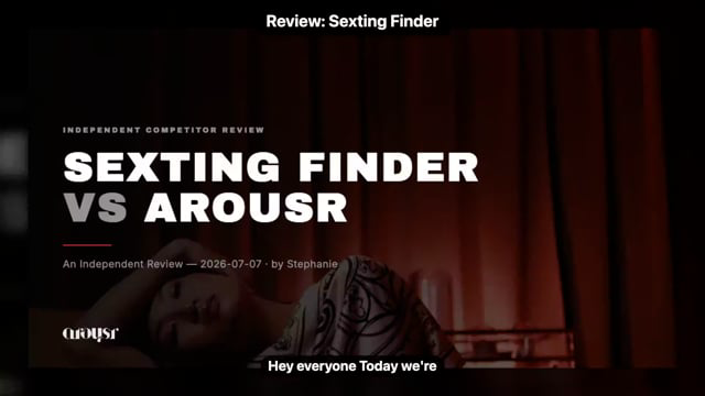 Sexting Finder vs Arousr—33 Points Divide
