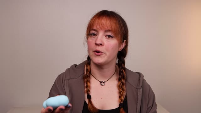 Sex Toy Review - Blush Play With Me Cuddle Cloud Silicone Plushy Vibrating Massager with Ridges