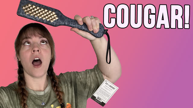 BDSM Review - Sportsheets Cougar Double Sided Studded Paddle for Adult Spanking Play